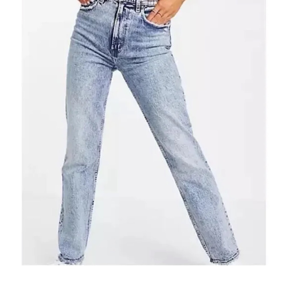 Abercrombie & Fitch the skinny acid washed jeans